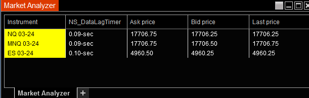 Ninja Trader Lag Analyzer